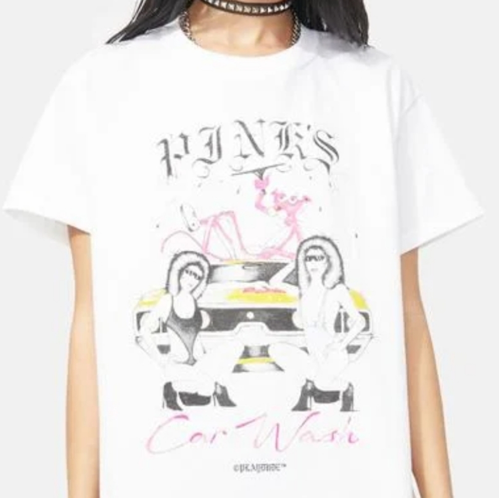 Sold out Playdudes PINK'S graphic tee by Dolls Kill.